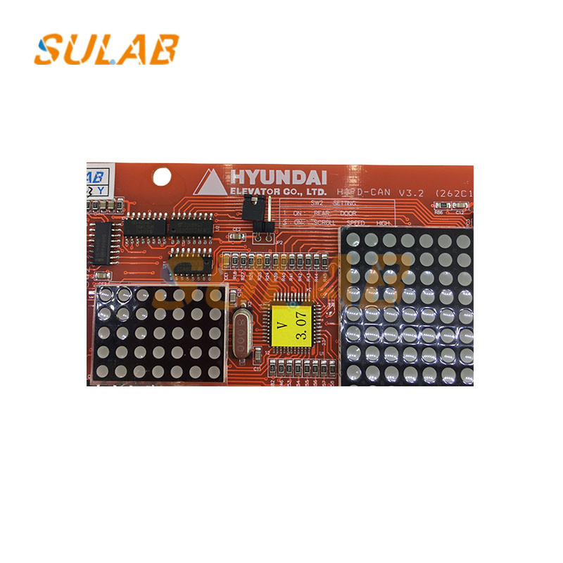 Hyundai Elevator Lift Hop Lop Display Pcb Board HIPD-CAN V3.2 ( 262C193 )