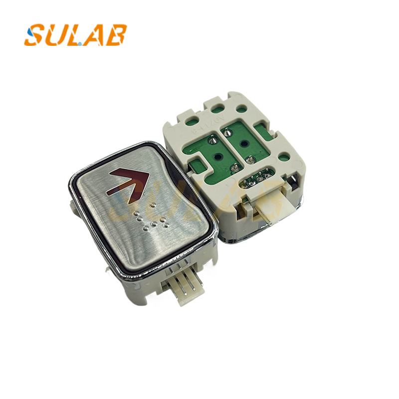 Elevator Accessories Stainless Steel Call Button Elevator Button Square Button  A0711-8