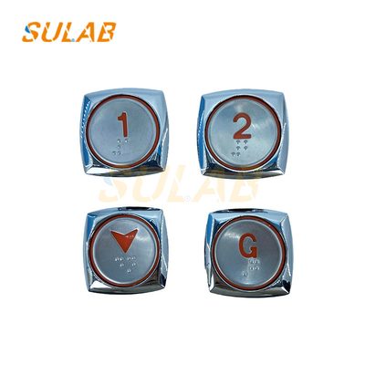 A4J16002 हुंडई लिफ्ट पुश बटन लिफ्ट पार्ट्स हल्का लाल सफेद