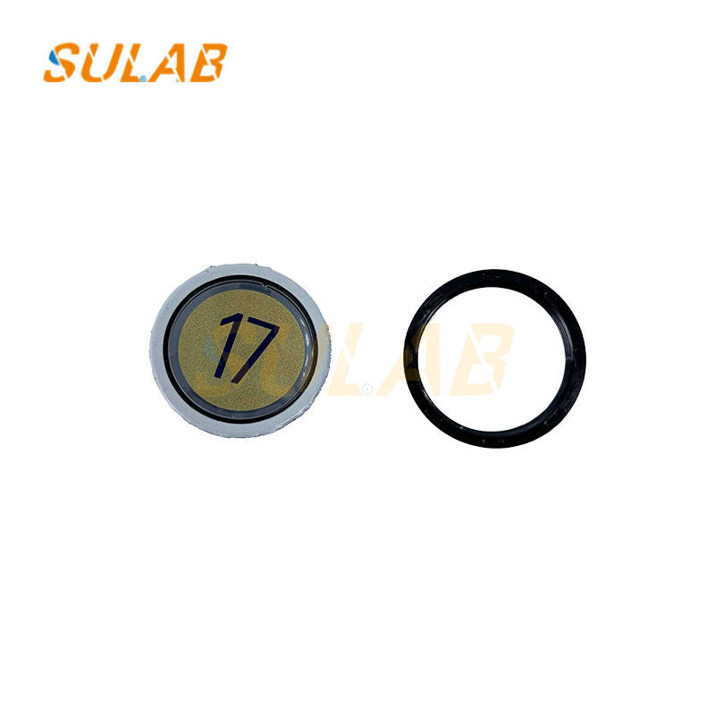 Elevator Push Button with Stainless Steel Faceplate 24V DC IP54 Rated for Elevator Call Buttons