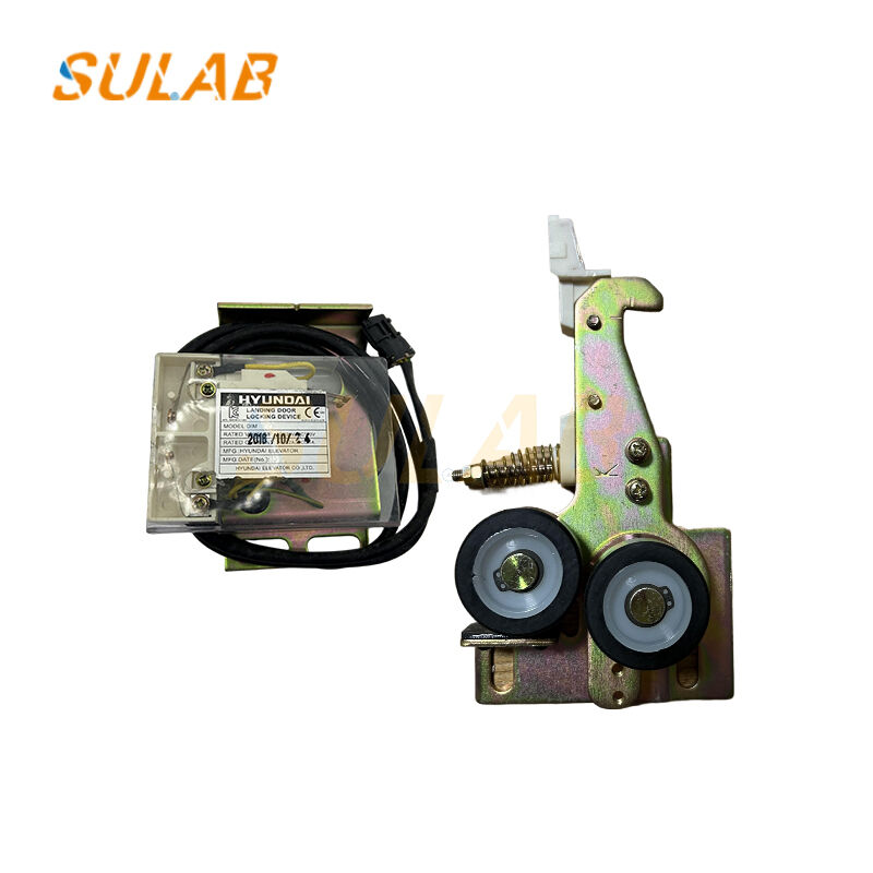 Elevator Door Lock Device with Dual Protection Mechanical Locking and Electrical Verification for Secure Elevator Operation