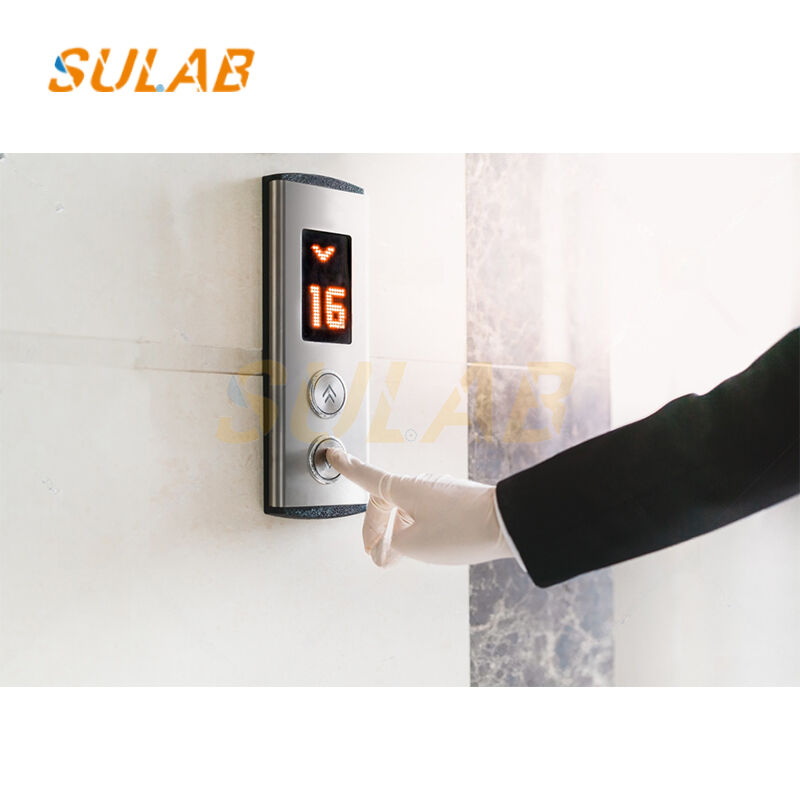 Original Sulab Elevator COP Display Board K-PI1000 V2.0 with RS-485 Bus Communication and DC24V Power Supply IP30 Protection