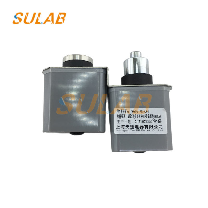 Original Elevator Door Lock and Emergency Stop Switch with Key Switch for Physical Locking and Safety Interlocking Access Control and EN81 Compliance