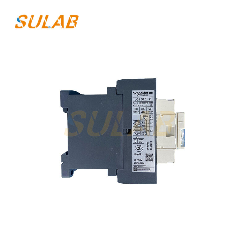 Schneider LC1D25FD TeSys D Series AC Contactor with DC 110V Coil 25A 3-Pole Magnetic Contactor for Elevator Control