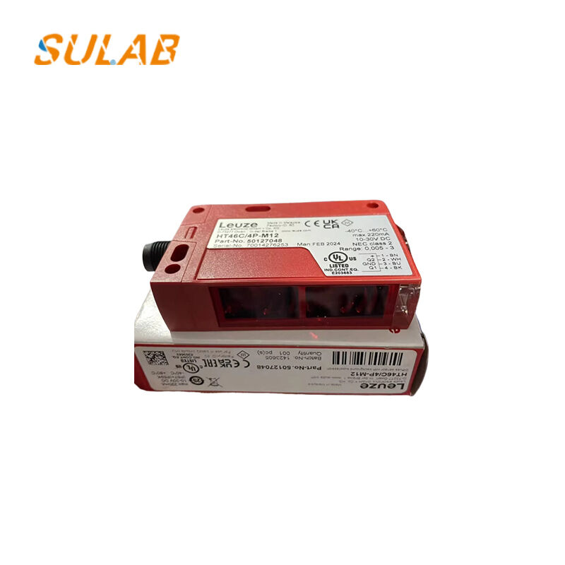 HT46C4P-M12 Photoelectric Sensor with Background Suppression IP67 & IP69K Protection and PNP Switching Output