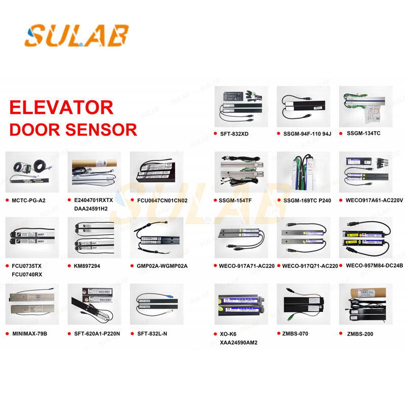 WECO-917A71-AC220 Elevator Light Curtain with 94 Beams Infrared Door Safety Sensor and IP54 Protection