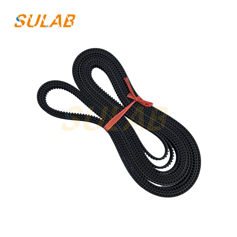 HTD 2600-5M Elevator Timing Belt 2600mm Length 5-Pitch Synchronous Toothed Belt with Neoprene Rubber Body
