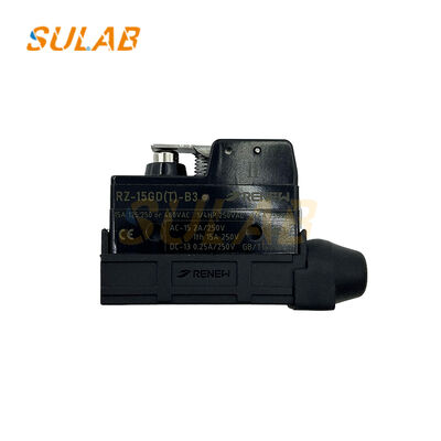 थर्मल प्रोटेक्शन ब्रेक स्विच एसपीडीटी संपर्क और एलिवेटर भागों के लिए फेनोलिक प्लास्टिक शेल के साथ