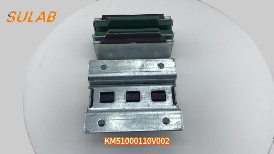 9 मिमी/10 मिमी/16 मिमी रेल के लिए कम-घर्षण बहुलक लाइनर और जिंक-प्लेटेड स्टील फ्रेम के साथ कोनी एलिवेटर स्लाइडिंग गाइड शू