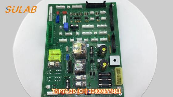 Hyundai Elevator PCB TNP7A BD (CH) 20400177H11 – 12 VDC ±5% इनपुट वोल्टेज के लिए गोल्ड प्लेटेड कॉन्टैक्ट्स और फ्लेम-रिटार्डेंट FR-4 सब्सट्रेट के साथ कंट्रोल-कैबिनेट रिले बोर्ड